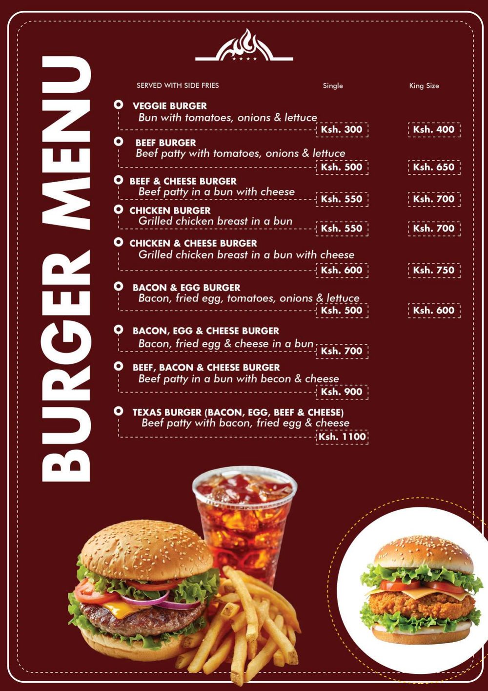 Burger Menu